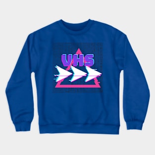 VHS Retro Vibes! Crewneck Sweatshirt